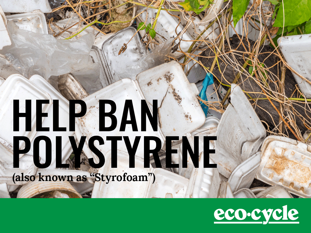 Support HB20-1162: a ban on food-grade Polystyrene containers!